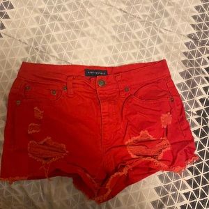 Red Aero Shorts